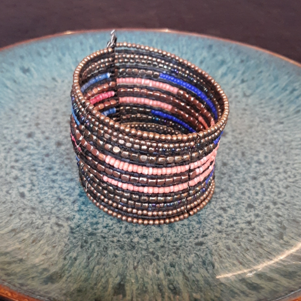 Beaded bangle